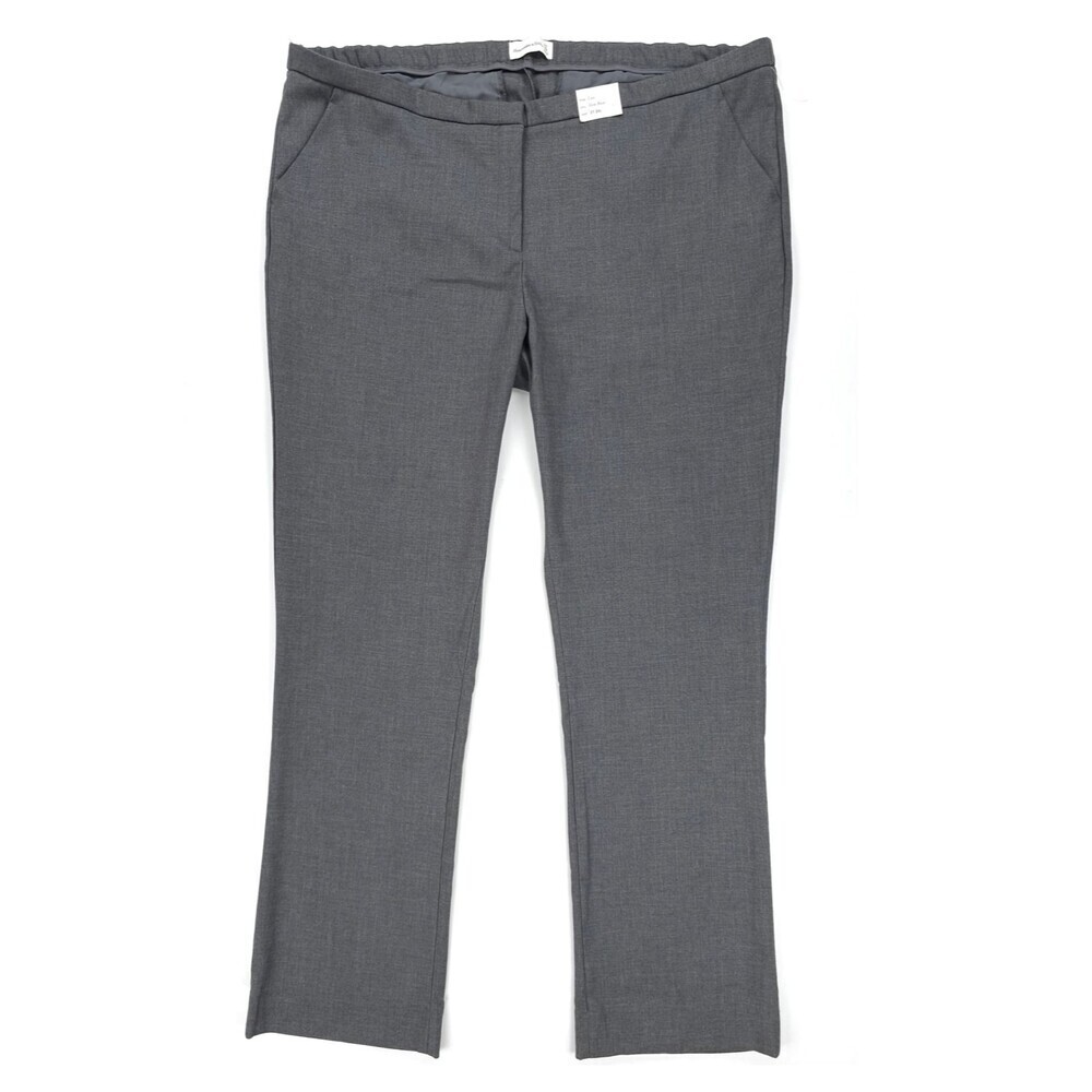 NWT Abercrombie Low Rise Stretch Slim Boot Pant Dark Gray Preppy Academia Y2k 37